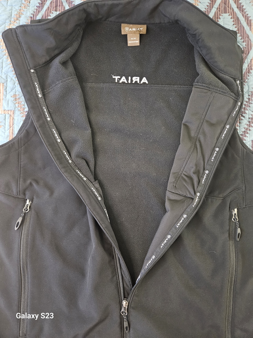 Ariat Vernon 2.0 Black Men’s Softshell Vest - Picture 4 of 7